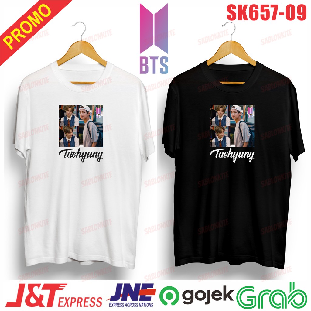 murah!!! kaos taehyung member KPOP sk657 unisex combed 30s