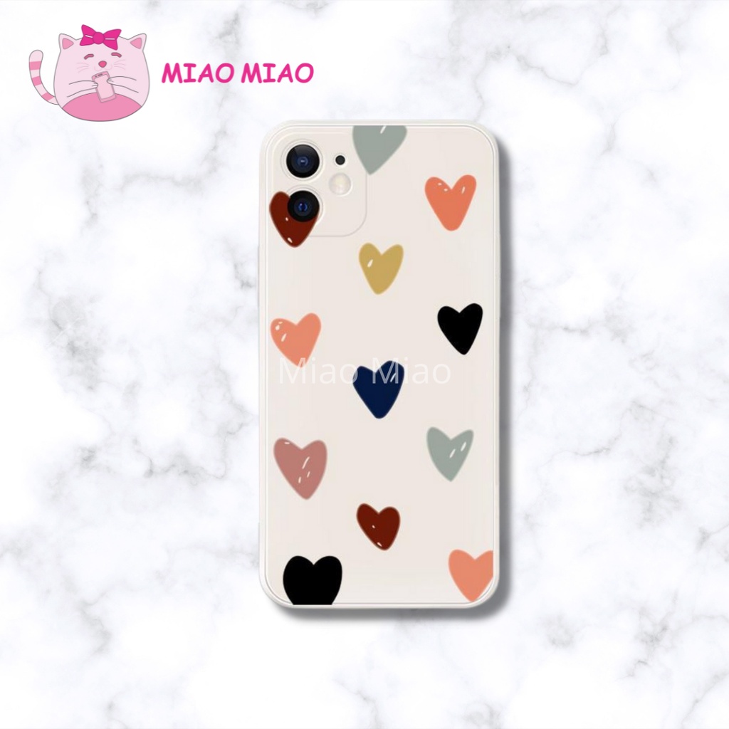 SOFTCASE CASE SQ-013 014 LOVE FLOWER FOR iPHONE 6 7 8 6+ 7+ 8+ X XR XSMAX 11 11PRO 12PRO 12PROMAX 13 13PRO 13PROMAX CASE HP