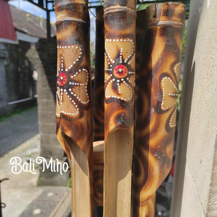 Lonceng Angin Bambu/ Genta Angin/Lonceng Angin/Gantungan Bambu/Bali 087