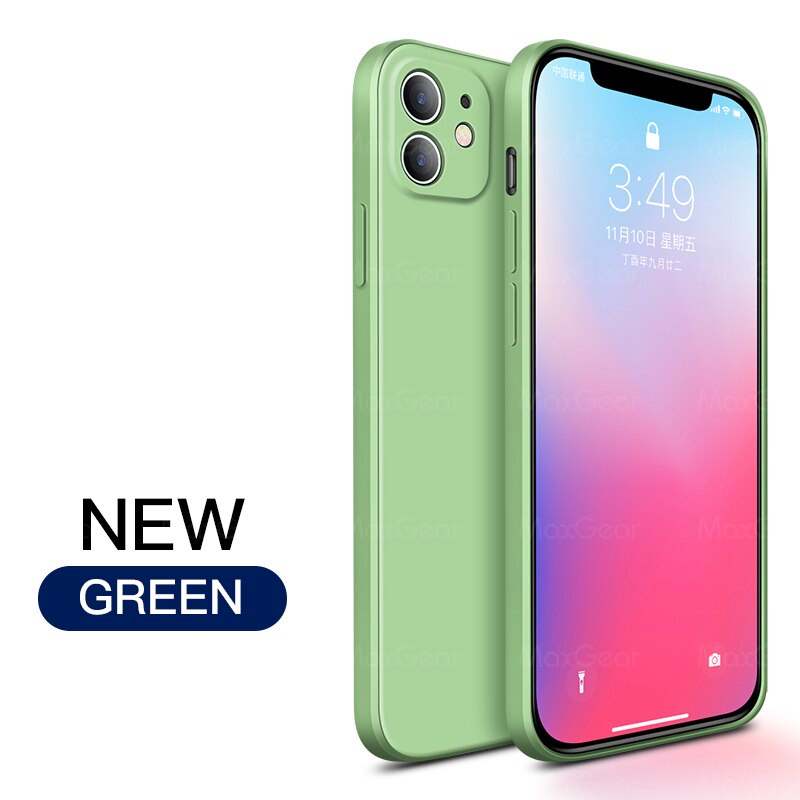 Case Square Edge Xiaomi Redmi Note 10 10S 9 PRO 9A 9C 9T Silikon Full Cover Camera Protection Softcase Macaron Casing Candy Straight Silicone-8