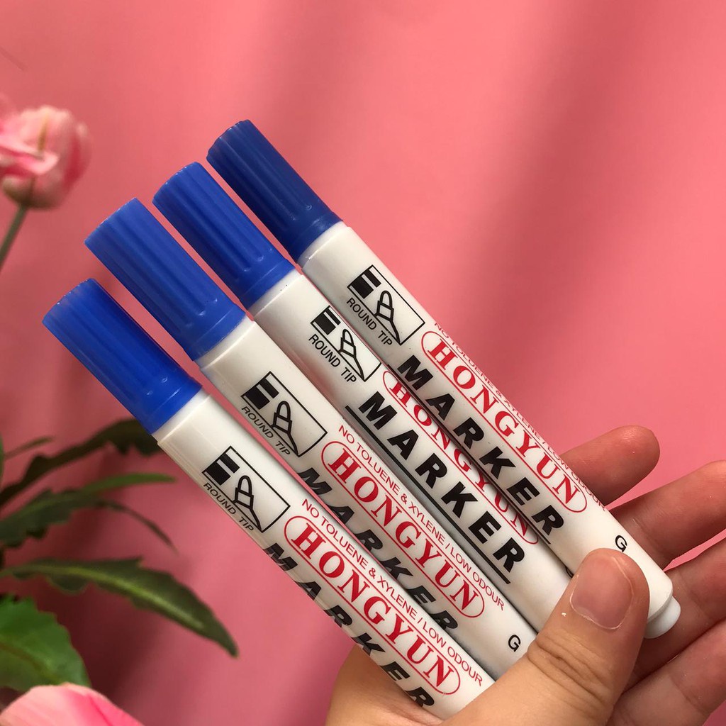 

Spidol BIRU Hongyun PERMANENT MARKER Alat Tulis Sepidol BIRU PERMANENT