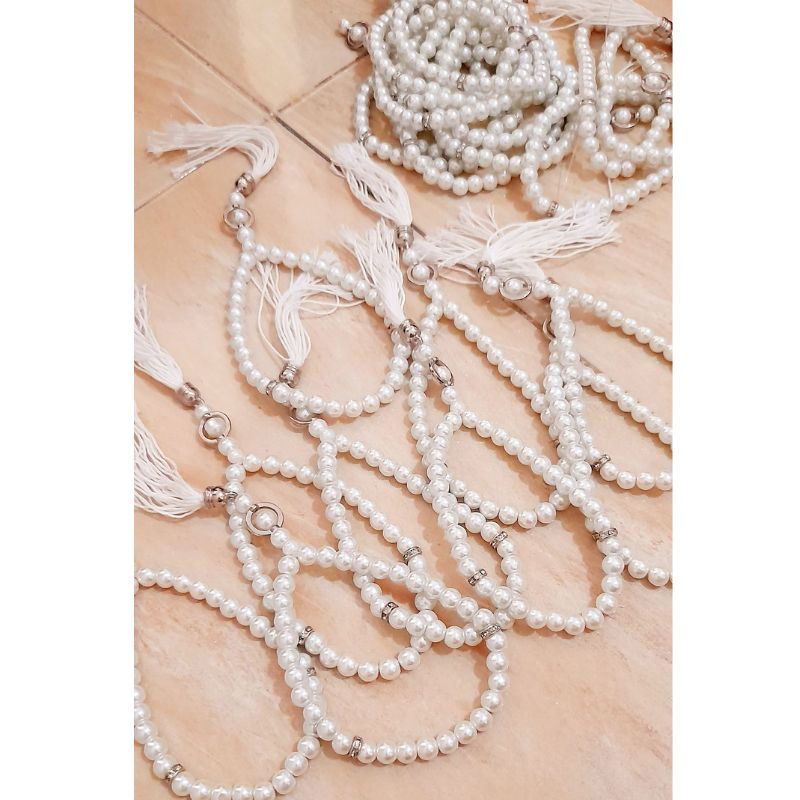 Jual Tasbih Butir Series White Premium Tasbih Mutiara Premium