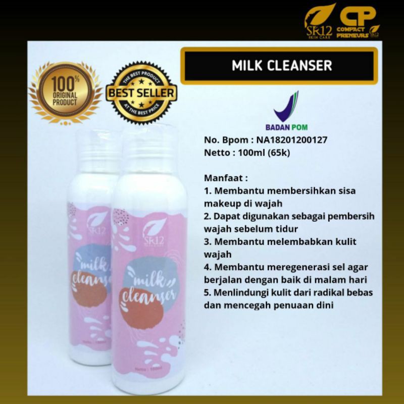 Milk Cleanser sr12 susu pembersih sr12 Original