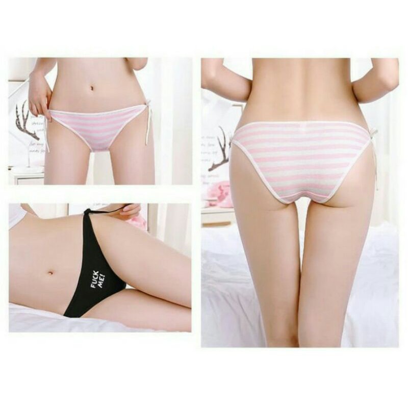 G string Lingerie Bikini Thong celana dalam wanita tali samping
