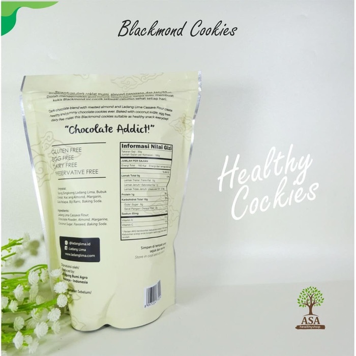 

KERING-KUE- LADANG LIMA BLACKMOND COOKIES - GLUTEN FREE -KUE-KERING.