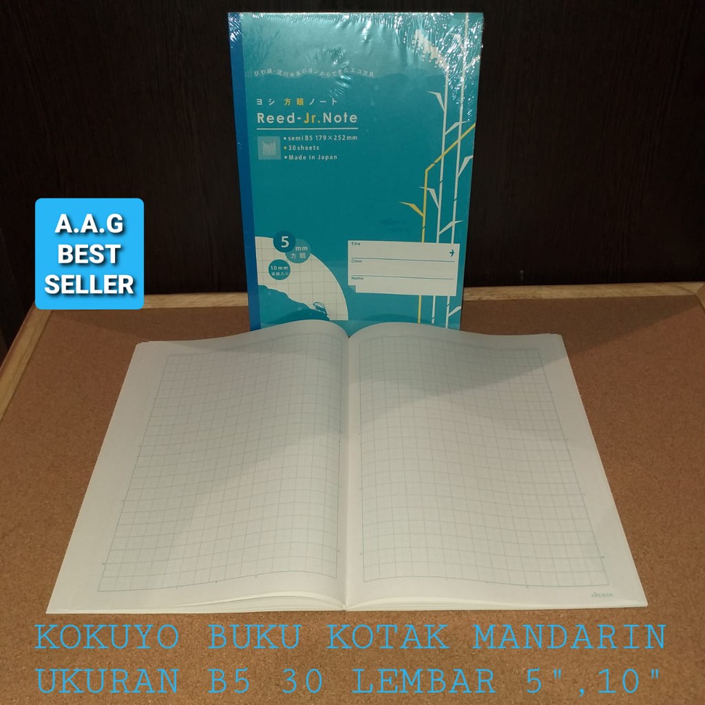 

KOKUYO BUKU KOTA MANDARIN UKURAAN B5 30 LEMBAR 5", 10