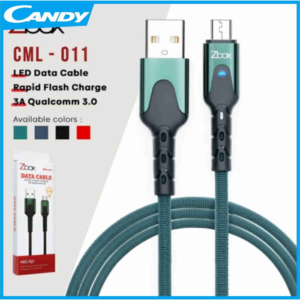 KABEL DATA ZBOX CML-011 MICRO | TYPE-C | LIGHTNING | ORIGINAL | TERLARIS