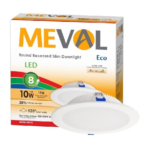 Lampu Panel Downlight ECO LED 4" High Power 10W - Kuning MEVAL
