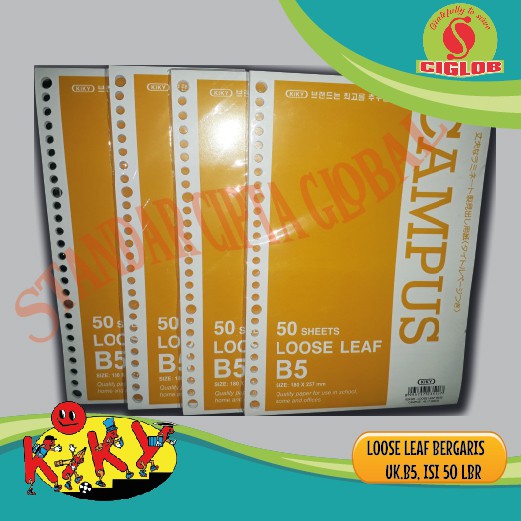 

Loose Leaf isi file B5 Kiky