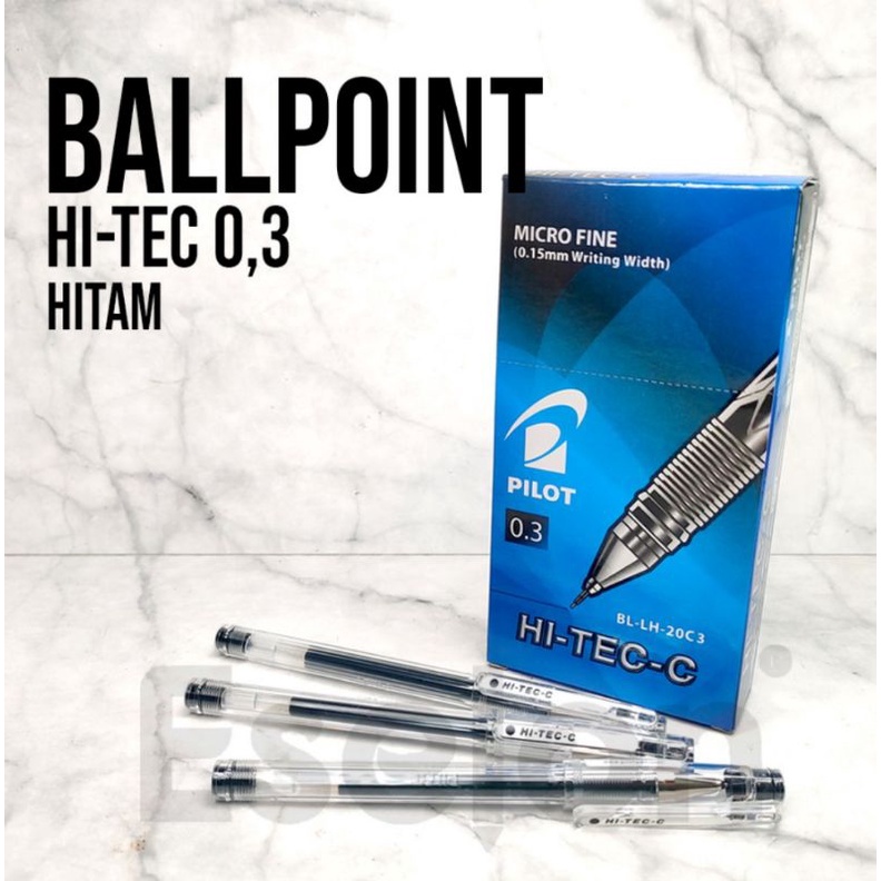 

01pc Pulpen PILOT Hi-tech 0.3 ASLI / 1 buah Pilot Hi-Tech
