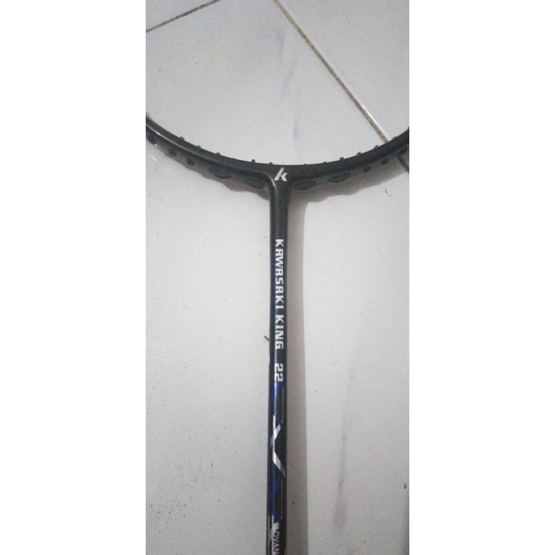 raket badminton kawasaki king series raket bekas minus