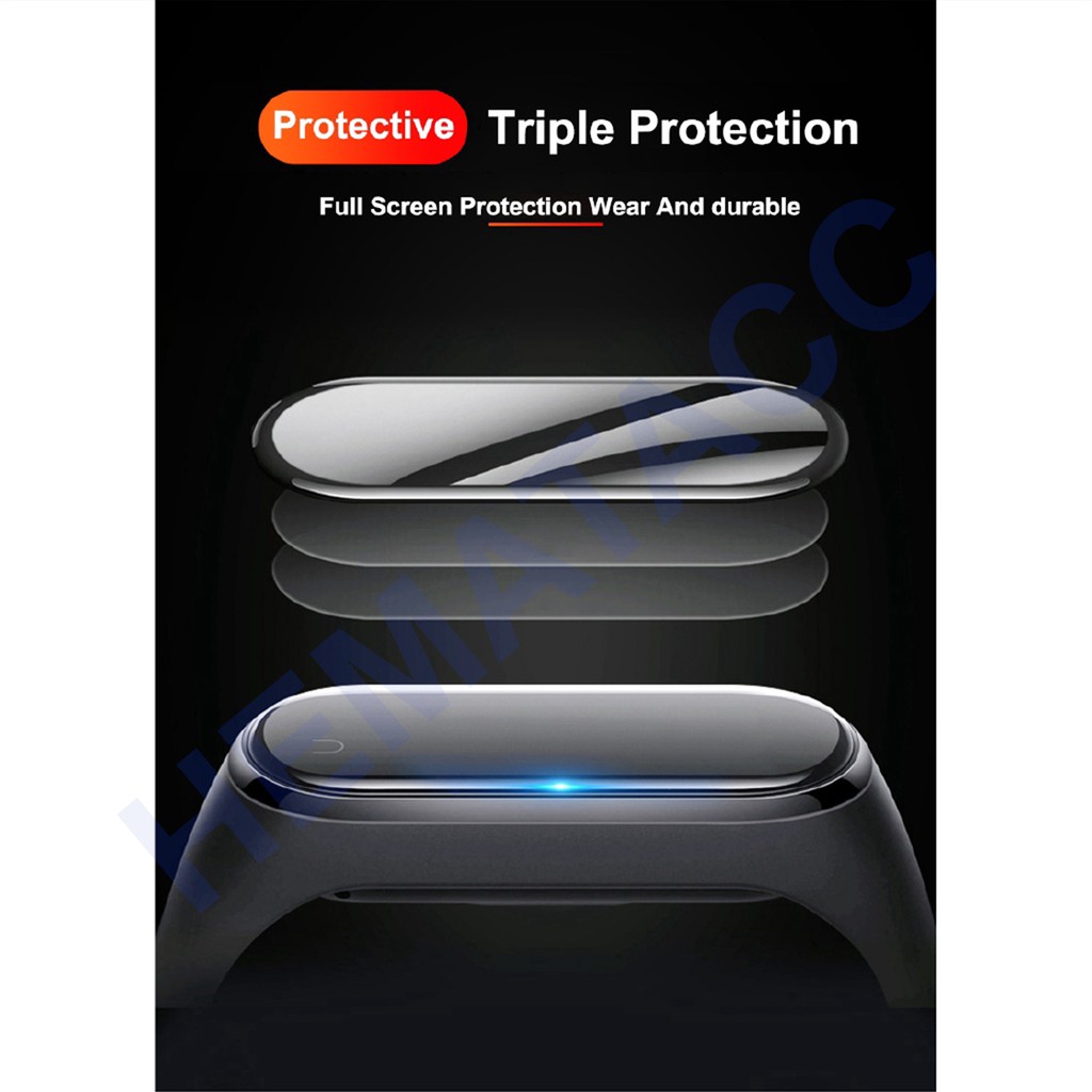 Anti Gores Xiaomi Mi Band 6 3D Curved Screen Protector Screen Guard