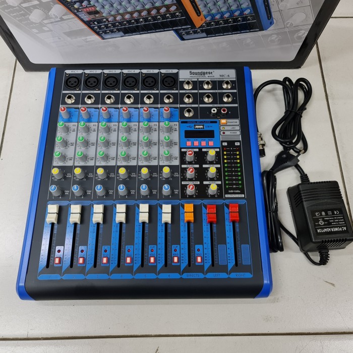 MIXER SOUNDBEST 6 CHANNEL MC6 ORIGINAL