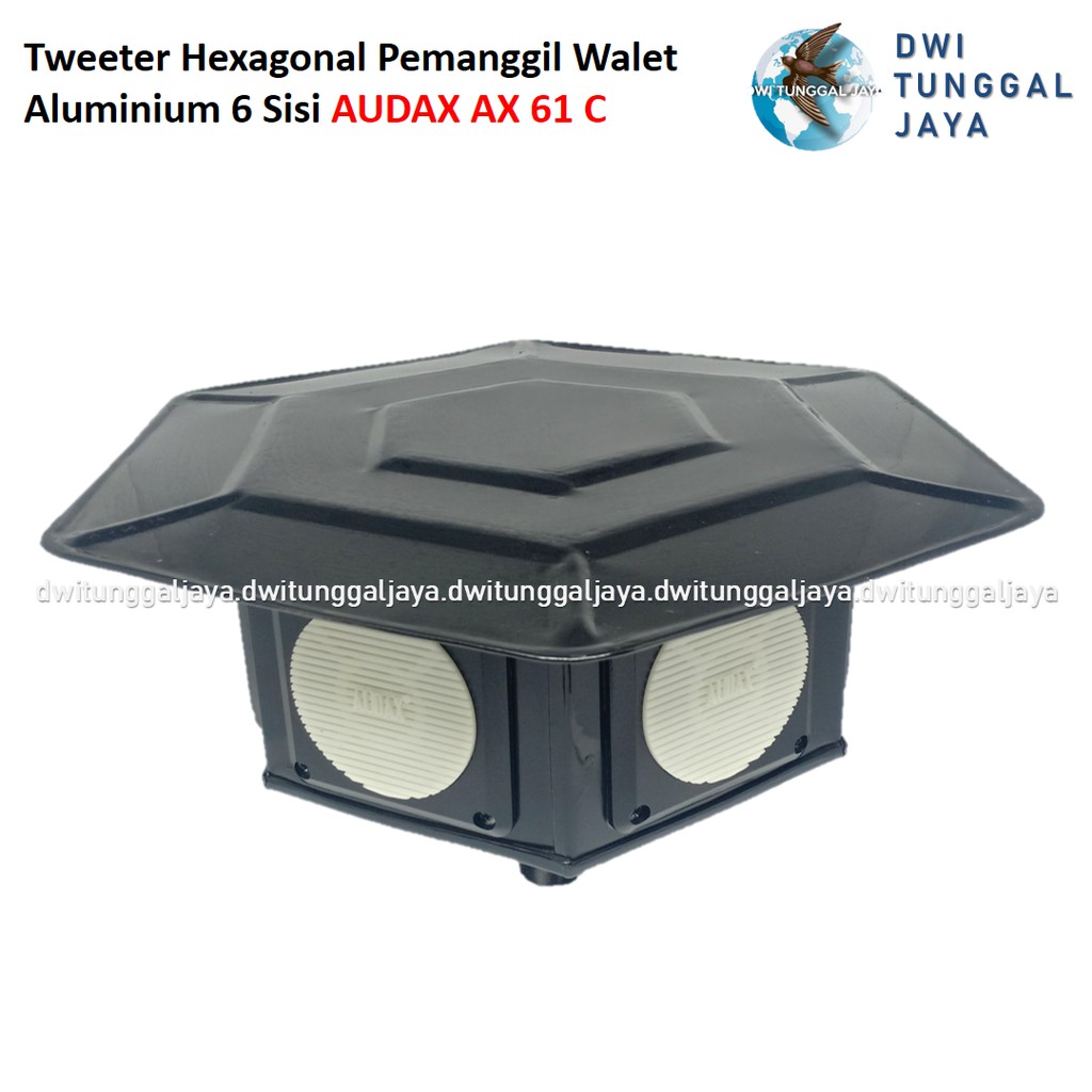 Tweeter Hexagonal Pemanggil Walet Aluminium 6 Sisi AUDAX AX 61C 61 C