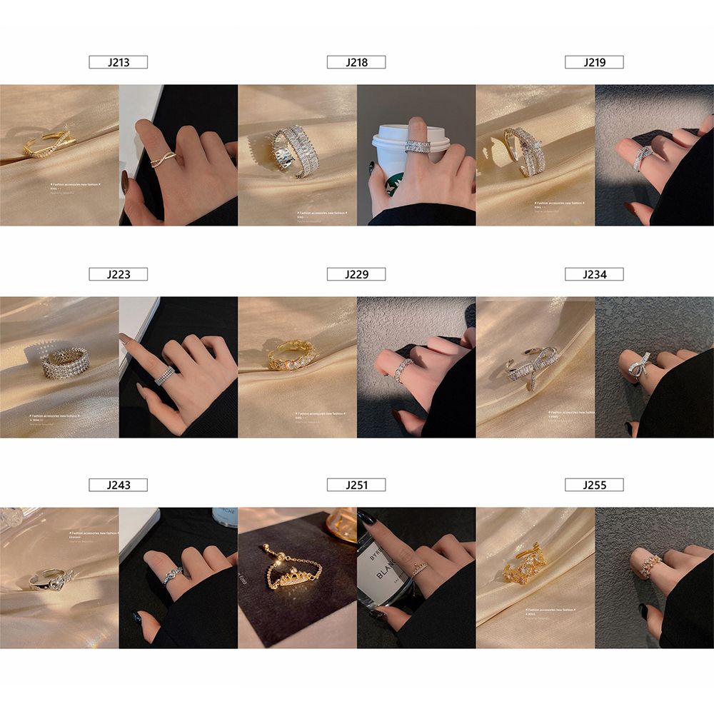 WONDERFUL Gift Knuckle Stacking Ring Punk Stackable Ring Open Rings Jewelry Accessories for Women Men Girls Gothic Vintage Adjustable Ring