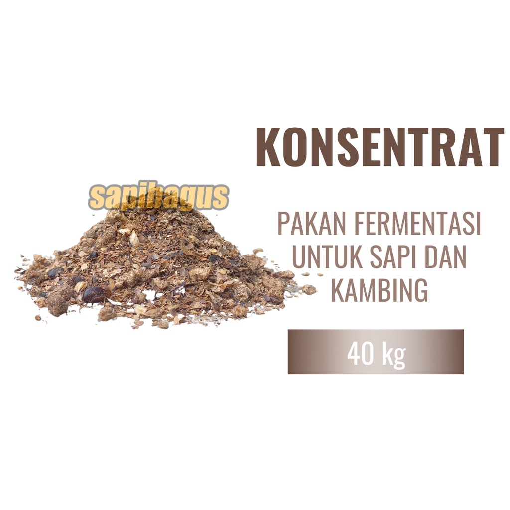 Konsentrat 40 kg - Pakan Sapi, Kambing, Domba - Sapibagus