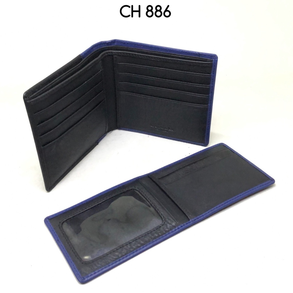 dompet kulit pria CH Rib&amp;Repair super premium full kulit sapi grade A