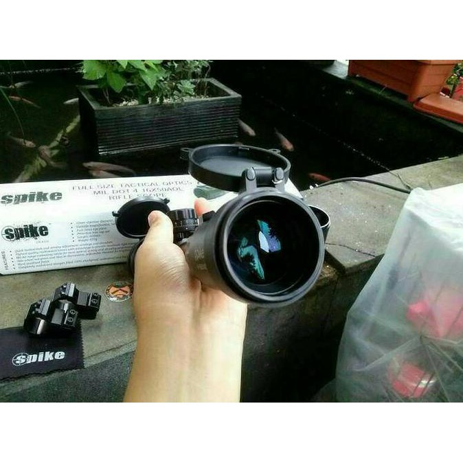 BARANG BARU Teleskop Senapan Angin SPIKE 3-12x40 AOL