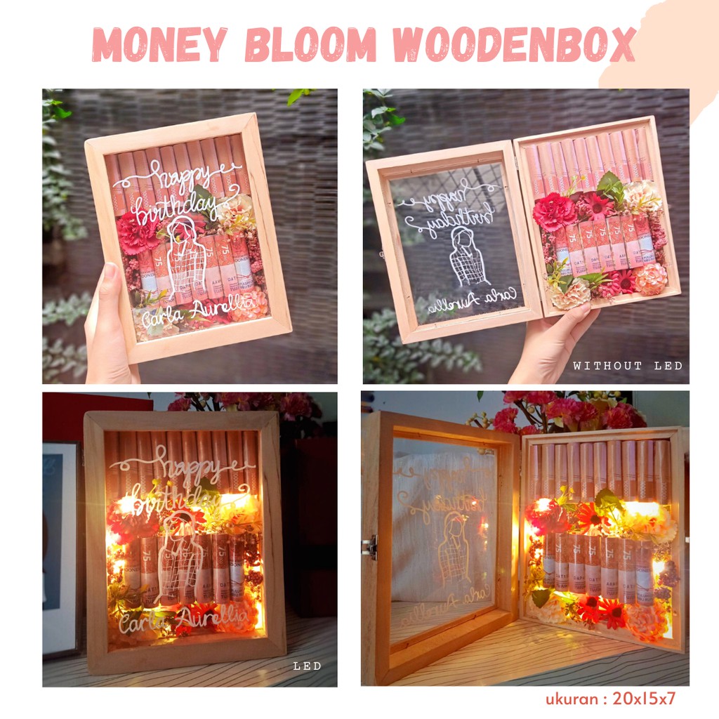 Bloom Box / Flower Box (wisuda/hadiah/ultah/mahar)