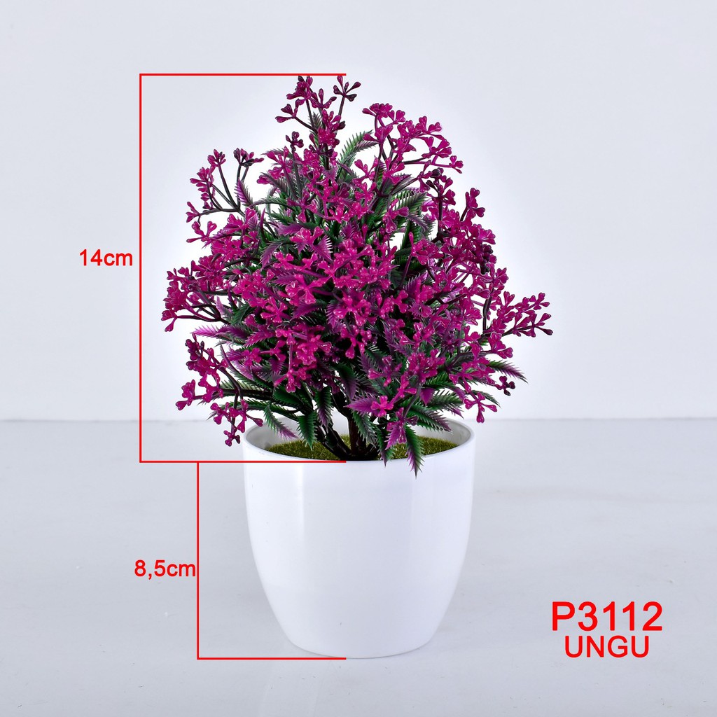 COD / TL88 P3112 POT TANAMAN  BUNGA HIAS DEKORASI RUANGAN BUNGA PLASTIK HIAS-2