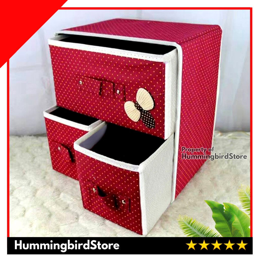 Laci Portable Serbaguna Box Organizer Drawer Storage 3 In 1 Storage Box Organizer Mh00317 Shopee Indonesia