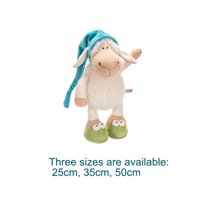 25cm/35cm/50cm sleepy sheep creative plush toy stuffed toy doll sheep 25cm children baby toy christmas gift
