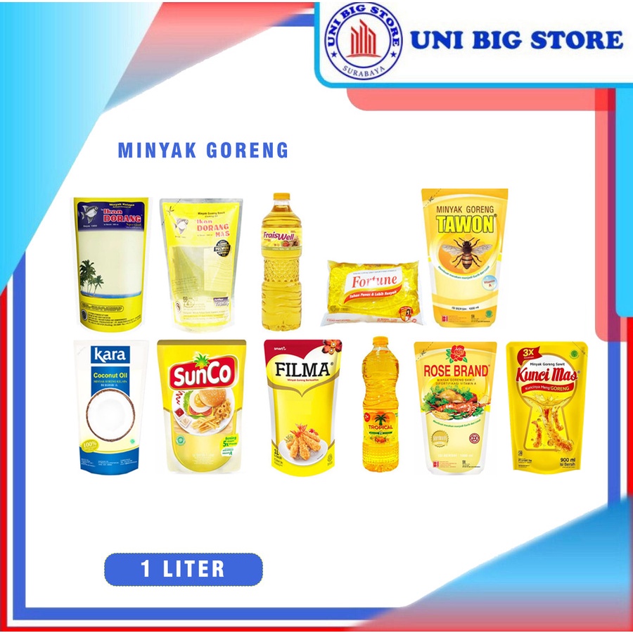 

Minyak Goreng 1 Liter Sunco dkk