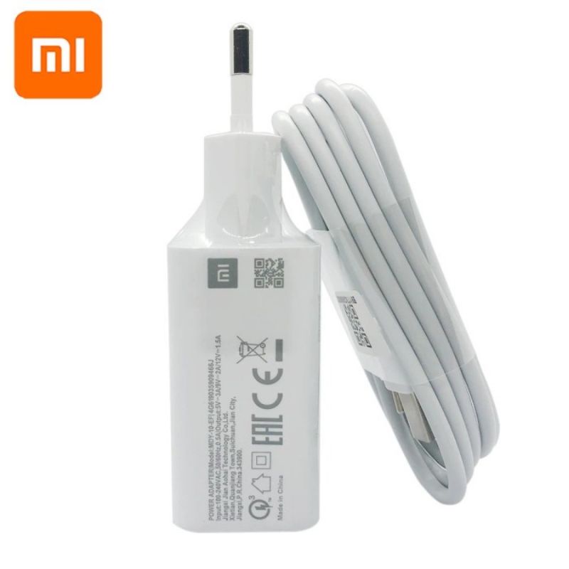 Charger Xiaomi Redmi 9 Redmi 9C Redmi 9A Redmi 10 Fast Charging ORIGINAL Micro USB - USB Type C