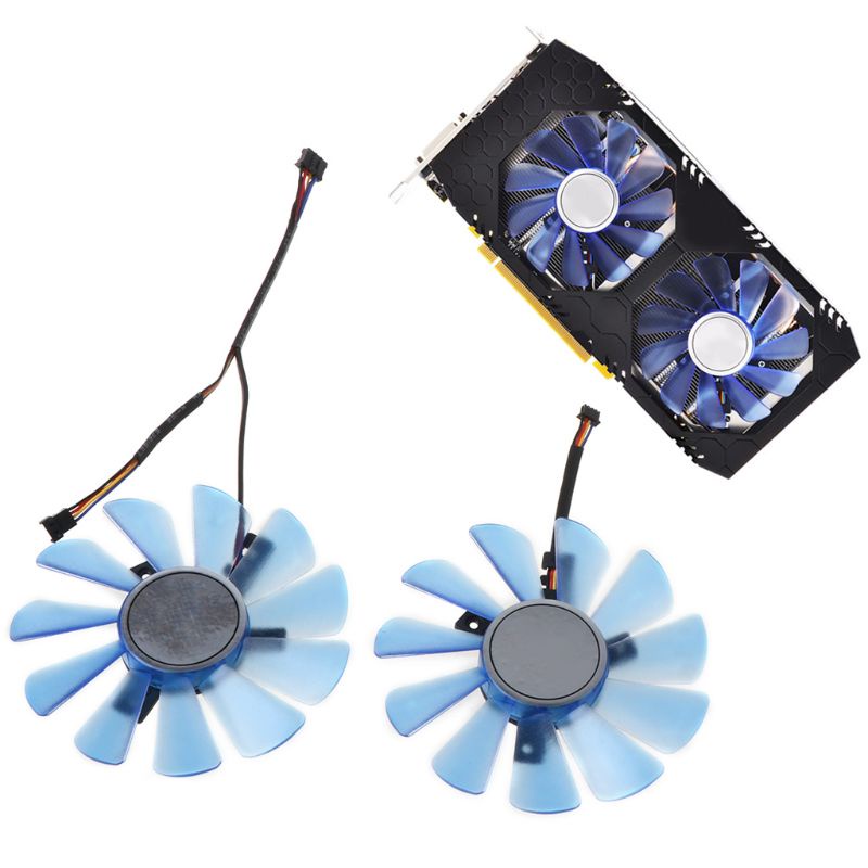Bt 85MM 4Pin VGA Fan Graphics Video Card Cooling Fan Untuk RX480 RX570 RX470 Nya