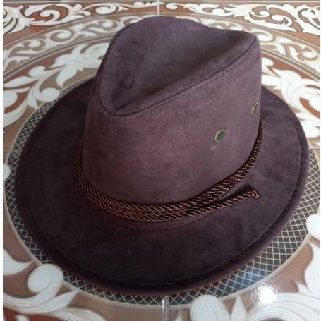 Topi koboy laken topi koboy tali