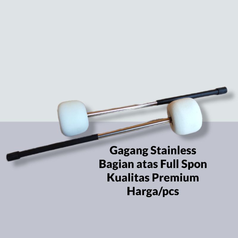 Stik Rebana Hadroh Bas Jidor Full Spon Stainless