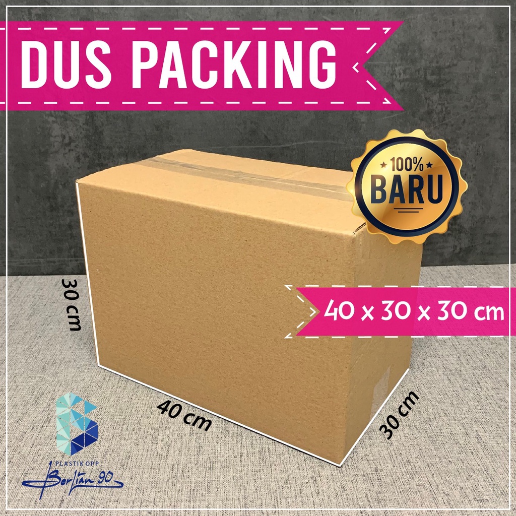 

Kardus box packing besar BARU 40 x 30 x 30 cm / Karton dus packing tebal 4mm serbaguna