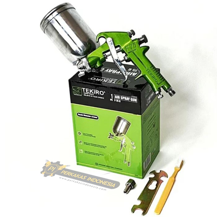 Spray Gun TEKIRO RYU F75G 400Cc Spray Gun Semprot Cat Tabung Atas Alat Penyemprot Spraygun TEKIRO F 