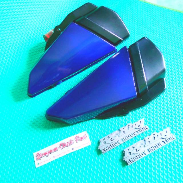 Cover aki RX king bok aki RX king tutup aki RX king warna biru
