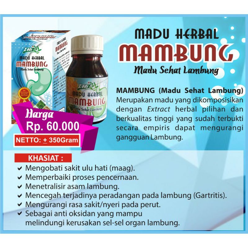 

Madu Mambung | Madu Asam Lambung Gerd Original