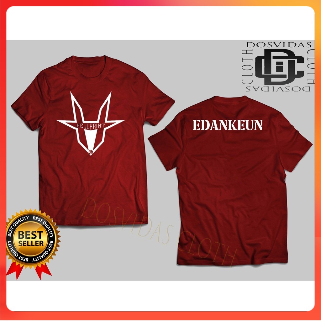 Import Quality HELLPRINT EDANKEUN MURAH BAJU Kaos HELLPRINT keren COD