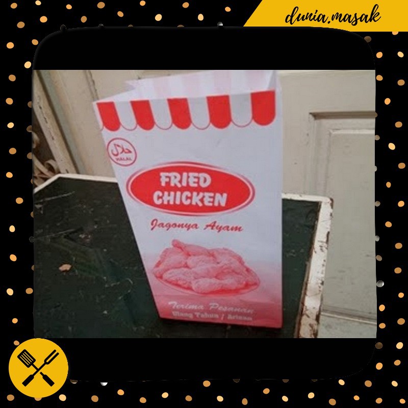 

Paper Bag Kantong Fried Chicken Kantong Paper Bag Ayam Goreng 50 Pcs Unik Murah Berkualitas