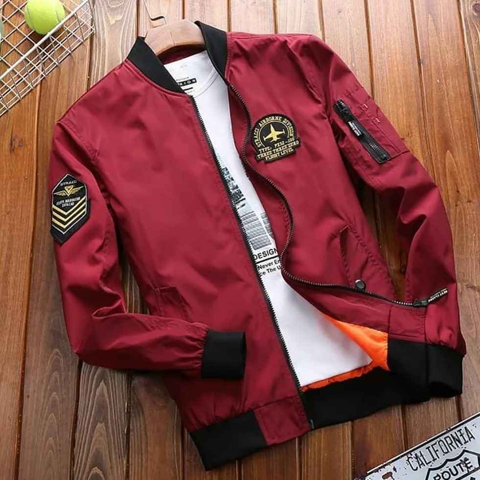 Jaket Bomber Pria - Jet Bomber Jaket