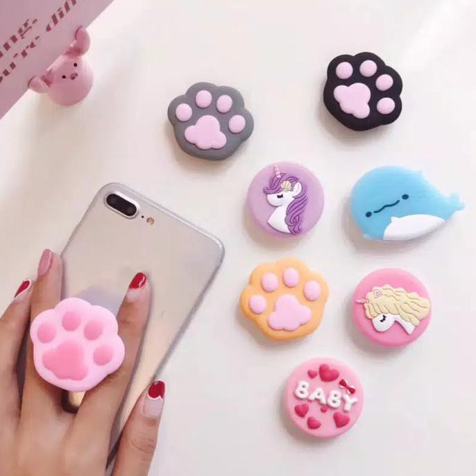 Pop Socket 3D Karakter / Socket Hp Karakter Lucu