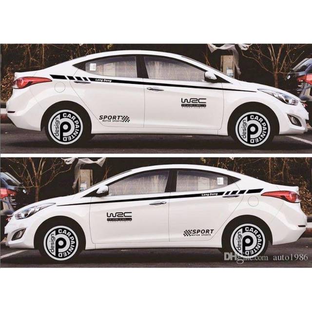Promo  TERBARU  Stiker mobil sedan corolla civic Soluna Semuoa Mobil Sedan