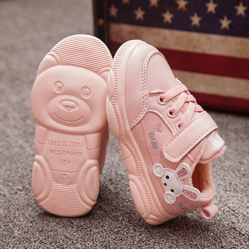 HappyOliver DANGXIA BUNNY Sepatu Anak Perempuan Sneakers Untuk Sekolah Berkualitas Import