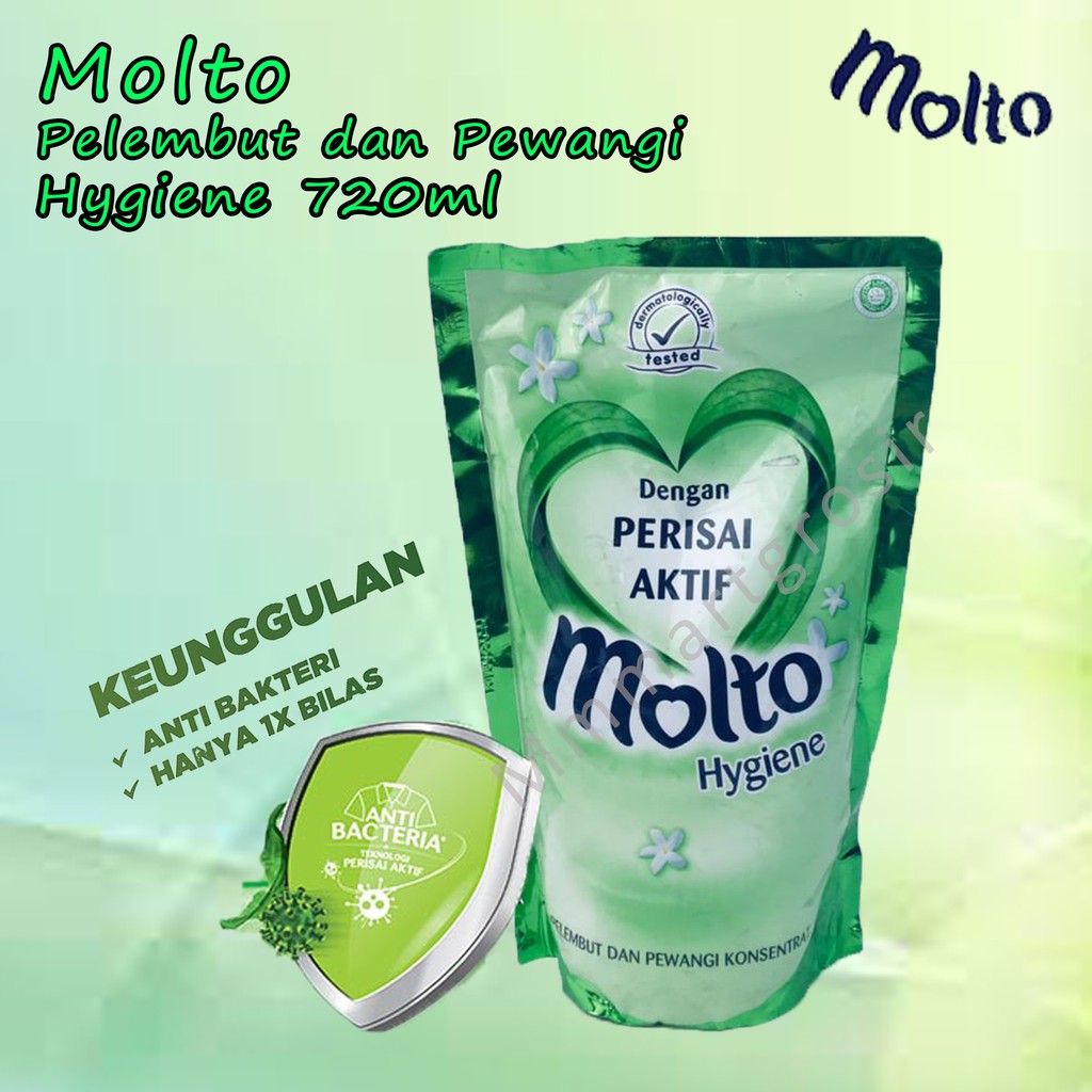 Molto / Hygiene / Pelembut dan Pewangi / 720ml