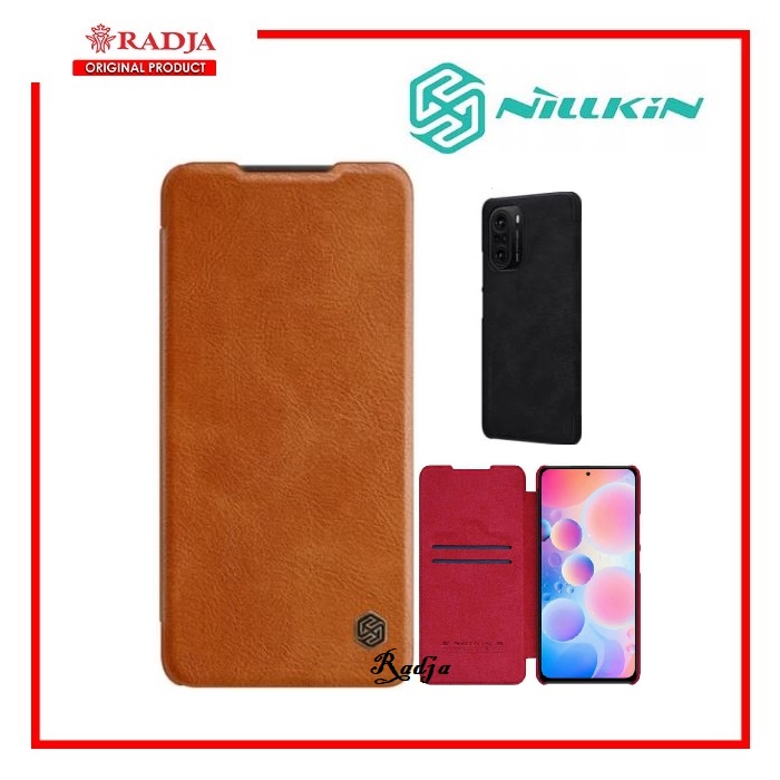 Nillkin Qin Leather Flip Case Xiaomi Poco F3 _ ORI