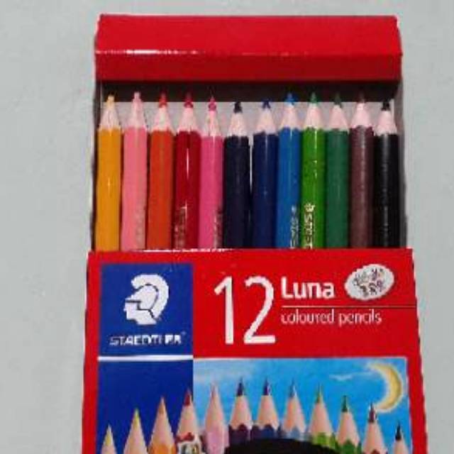 Pensil Warna Staedtler Luna Pendek 12 Warna