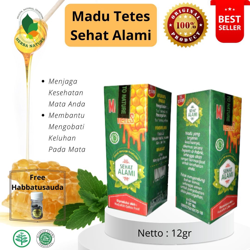 Obat Mata Berlemak Ampuh Sehat Alami CV Back To Nature 12Gr