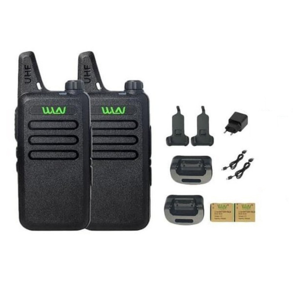 WLN KD-C1 UHF WALKIE TALKIE SEPASANG ISI 2 UNIT