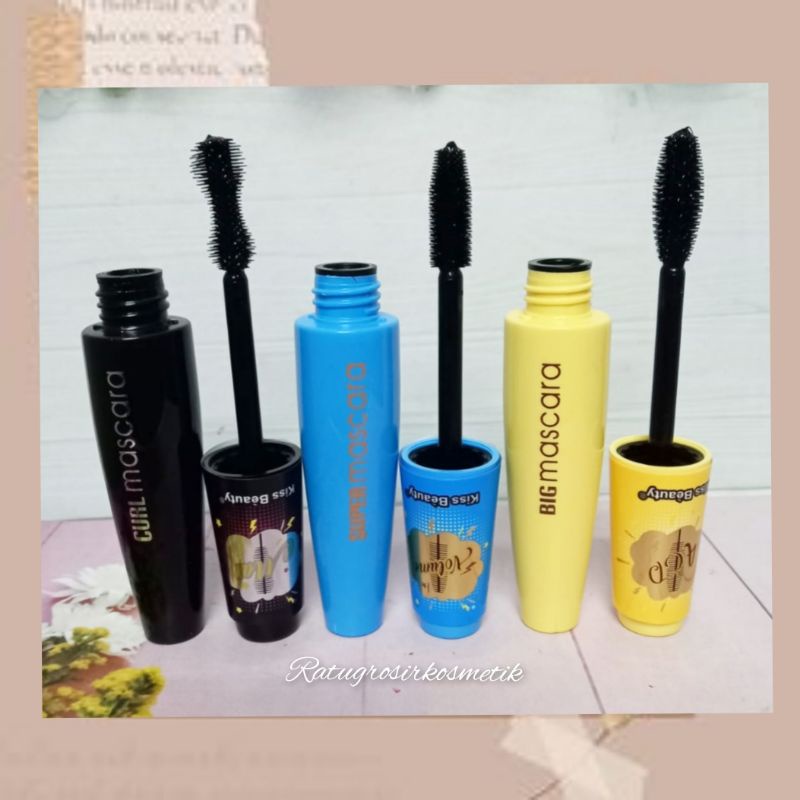 PROMO ECER!!!MASCARA 3 KINDS KISS BEAUTY NO.56632-03ABC