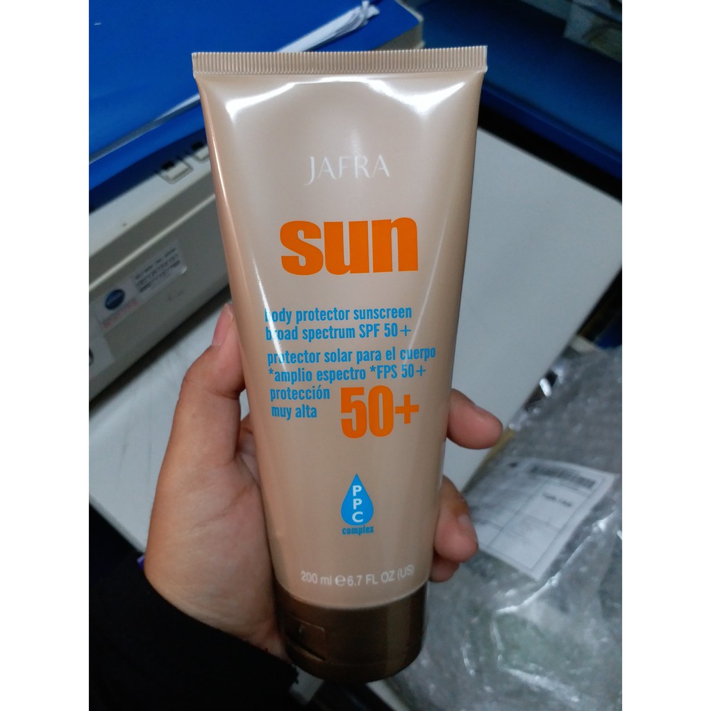 Jafra Body Protector Sunscreen Broad Spectrum SPF 50+ PRELOVED