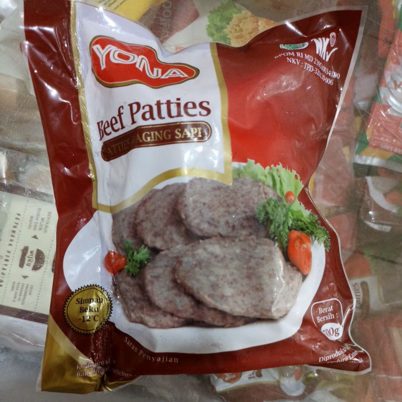 

Yona Beef Patties 500gr