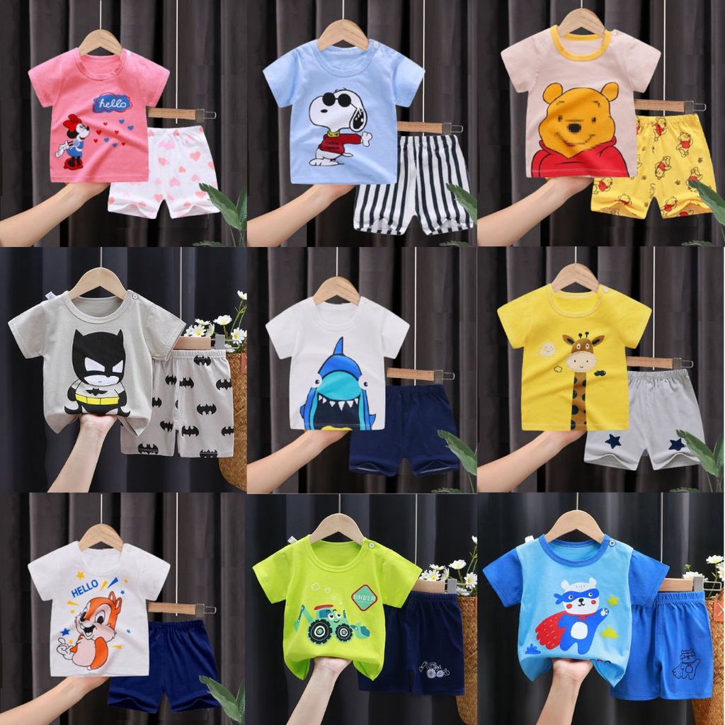 PUNCAK 3.3 stoberi - SETELAN BAJU BAYI IMPORT UMUR 0-24 BULAN/SETELAN BAJU LENGAN PENDEK BAYI NEW3